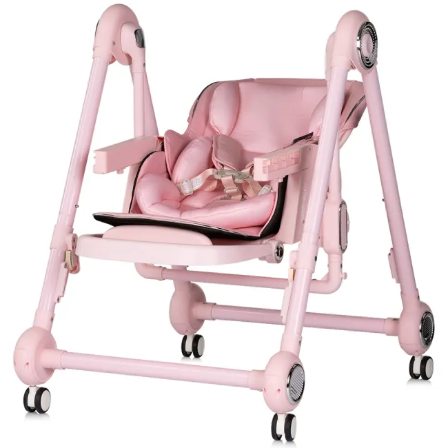 Scaun de masa Chipolino Melba 2 in 1 powder pink HUBSTHME0264PP