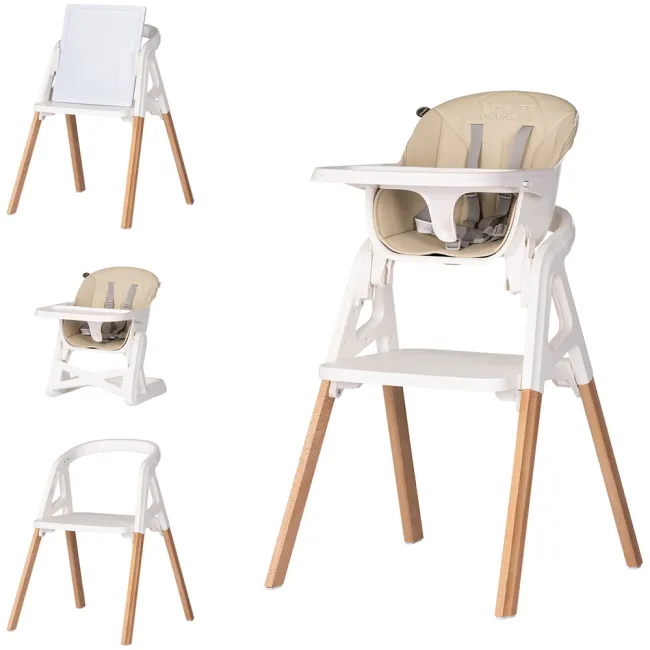 Scaun de masa Chipolino Multi 4 in 1 cashmere HUBSTHMLT02603CA