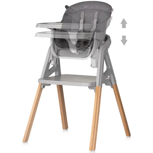 Scaun de masa Chipolino Multi 4 in 1 charcoal HUBSTHMLT02601CH