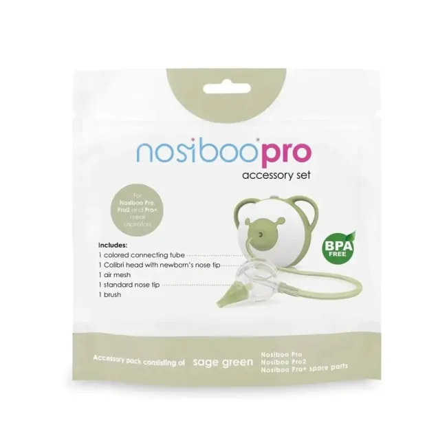Set accesorii aspirator nazal electric Nosiboo Pro Vernil