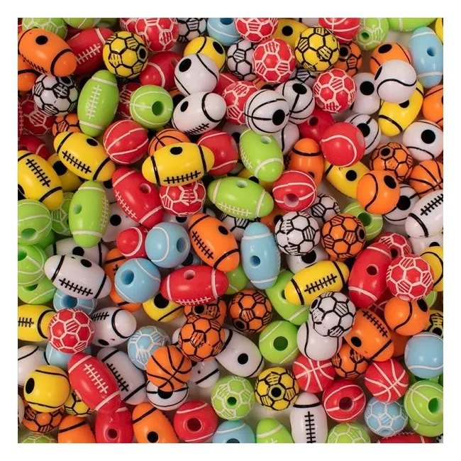 Set creatie cu de 150 de margele diverse forme tematica sport - okepb2472435
