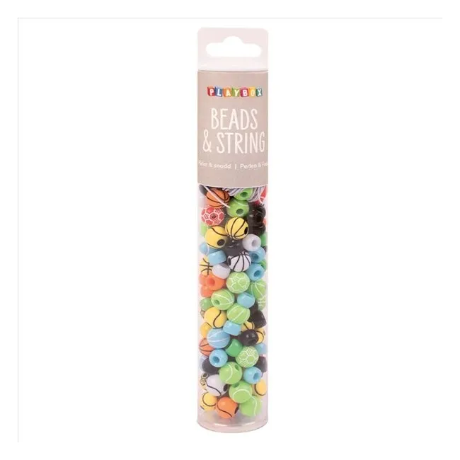 Set creatie cu de 150 de margele diverse forme tematica sport - okepb2472435