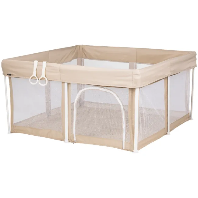 Tarc de joaca Chipolino Vibe 120x120 cm beige HUBKOIVI0252BE