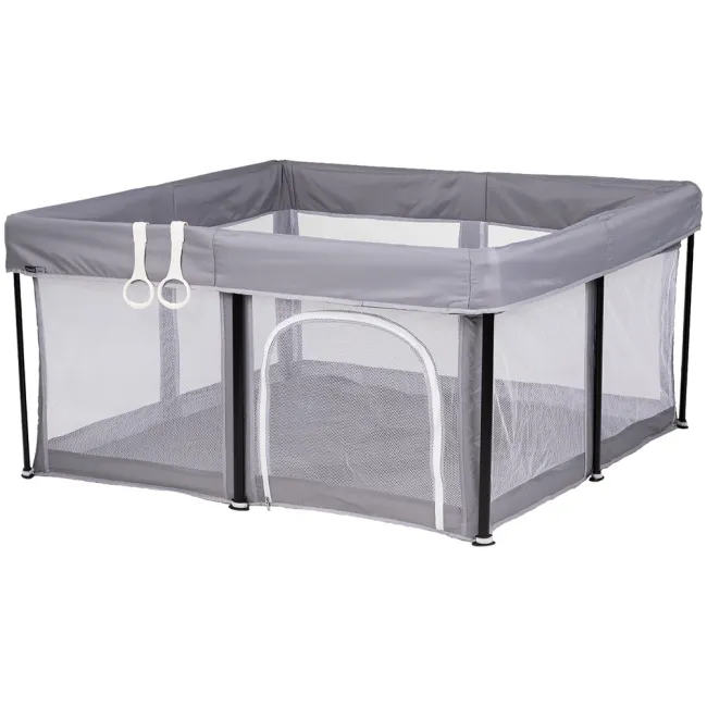 Tarc de joaca Chipolino Vibe 120x120 cm grey HUBKOIVI0251GY
