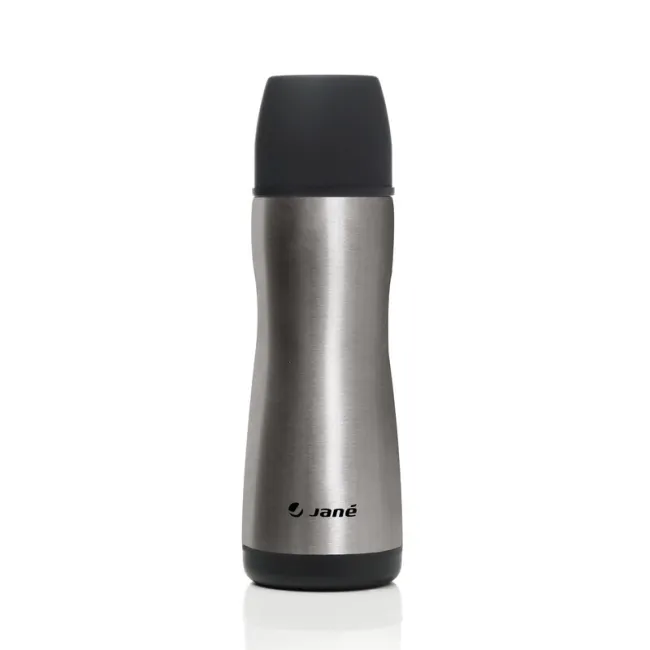 Termos, Jane, Din otel inoxidabil, 1000 ml, Fara BPA, Cu gentuta din izopren, Black BYN8420421003503