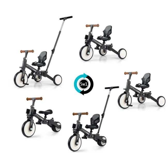 Tricicleta 5in1 Optimus Max Grey