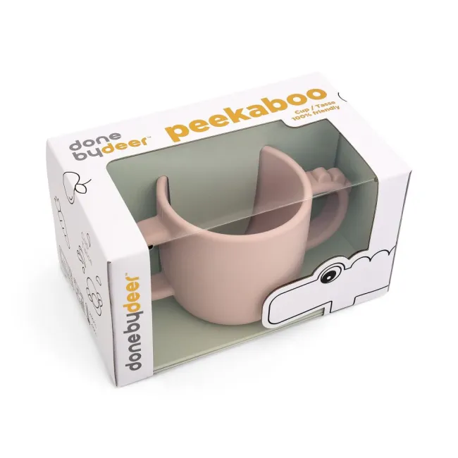Cana cu doua manere Done by Deer Peekaboo Croco Powder