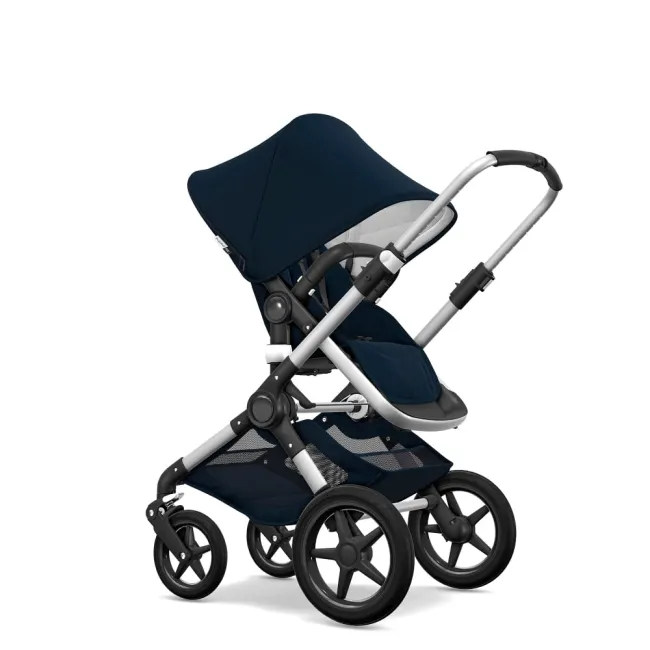 Carucior Bugaboo Fox Aluminium Dark Navy 2 in 1