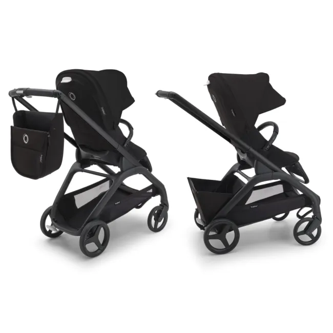 Carucior Bugaboo personalizat Dragonfly Black Midnight Black