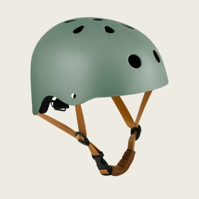 Casca pentru copii, Lionelo, Reglabila 50-56 cm, Din ABS si EPS, Conform cu standardul EN1078, Green Sage BYNLO-HELMET_GREEN_SAGE