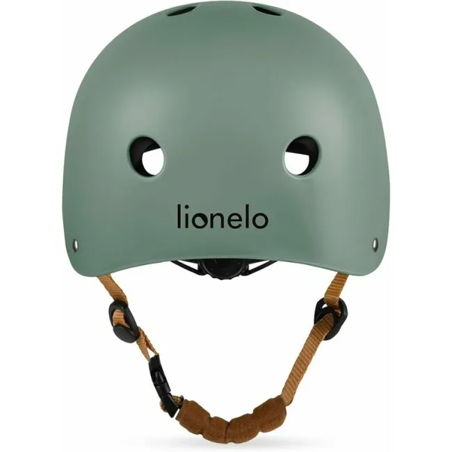 Casca pentru copii, Lionelo, Reglabila 50-56 cm, Din ABS si EPS, Conform cu standardul EN1078, Green Sage BYNLO-HELMET_GREEN_SAGE