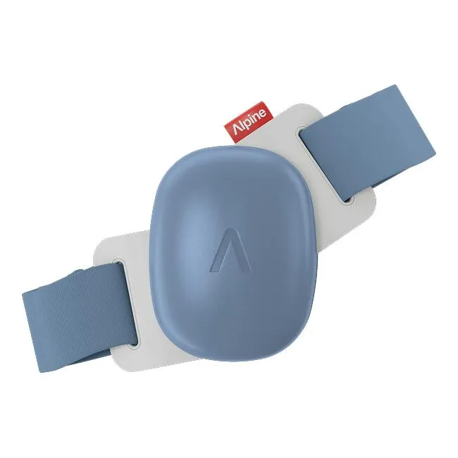 Casti antifonice pentru bebelusi si copii pana la 4 ani, ofera protectie auditiva, SNR 24, ALPINE Muffy Denim Blue, ALP20159