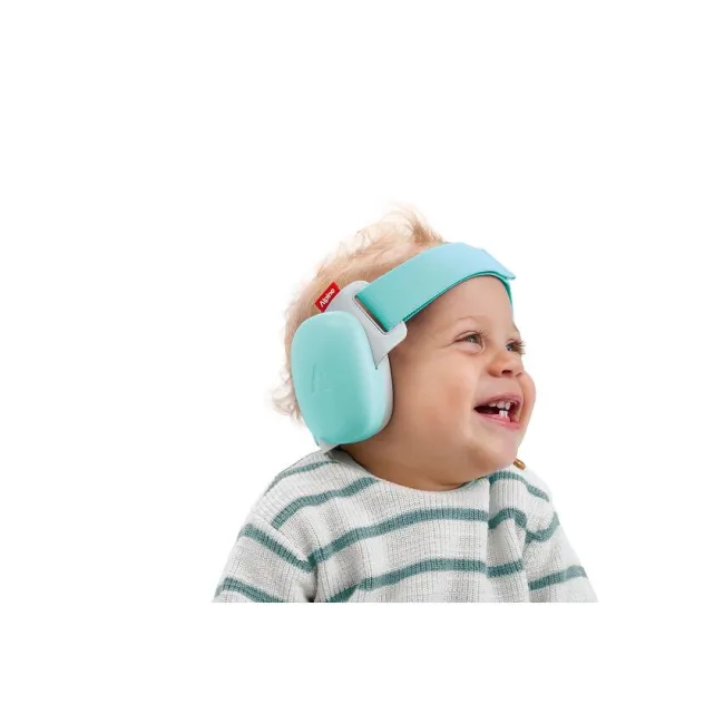 Casti antifonice pentru bebelusi si copii pana la 4 ani, ofera protectie auditiva, SNR 24, ALPINE Muffy Fresh Aqua, ALP20157
