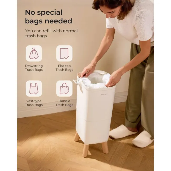 Cos scutece Momcozy cu sistem triple-seal anti-miros 22L