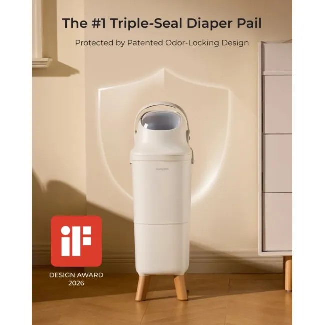 Cos scutece Momcozy cu sistem triple-seal anti-miros 22L