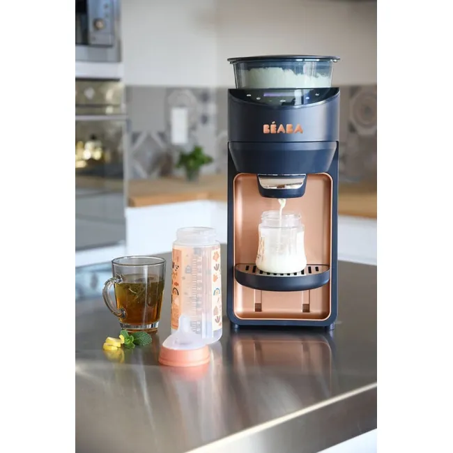 Espressor Lapte Praf Beaba Milkeo Plus V2 Night Blue