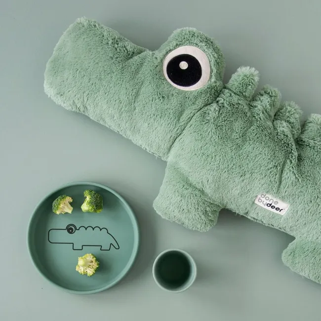 Jucarie de plus Done by Deer Cuddle Friend Croco Green