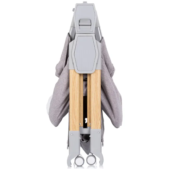 Patut co-sleeper pliabil Chipolino SleepNFold platinum HUBKOSSF0262PL
