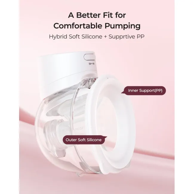 Pompa de san Momcozy Hands-free S12 Pro Quick White
