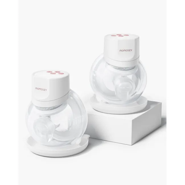 Pompa de san Momcozy Hands-free dubla S12 Pro Quick White