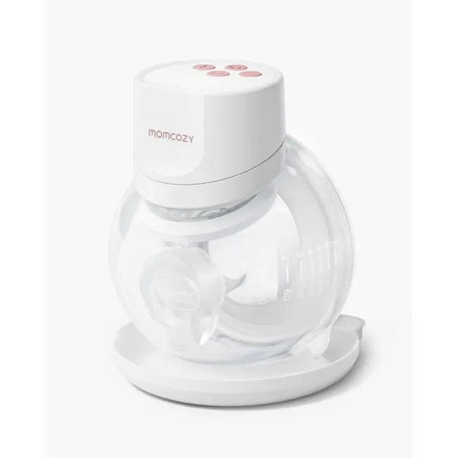 Pompa de san Momcozy Hands-free dubla S12 Pro Quick White