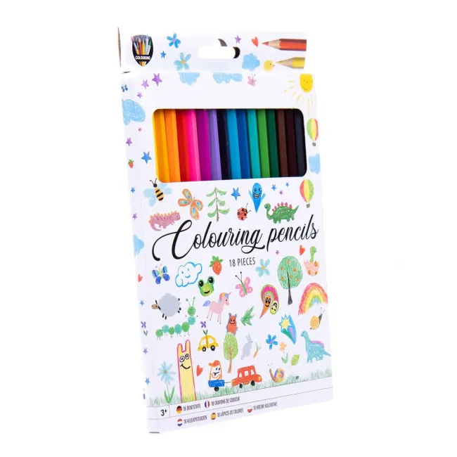 Set 18 creioane colorate