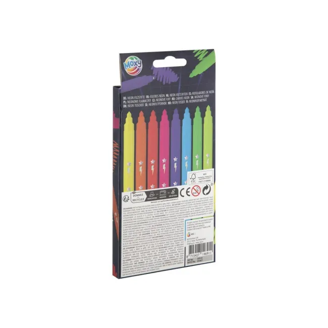 Set 8 carioci neon