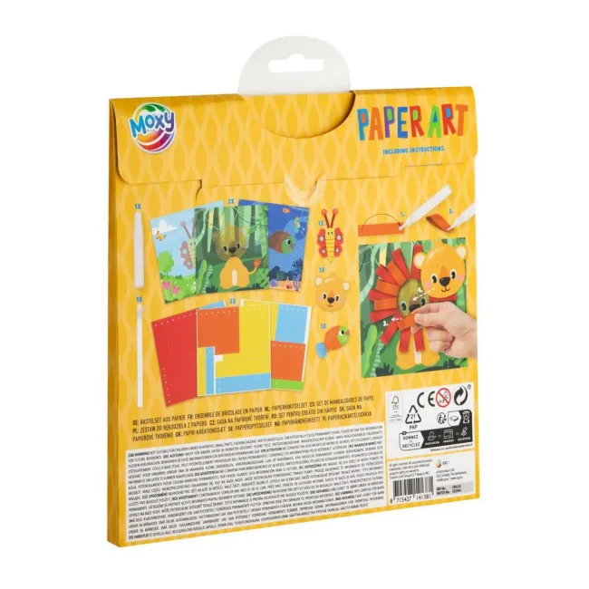 Set creativ 3d cu hartie - animalute