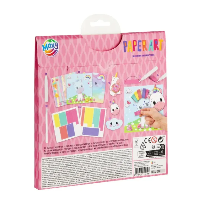 Set creativ 3d cu hartie - unicorn