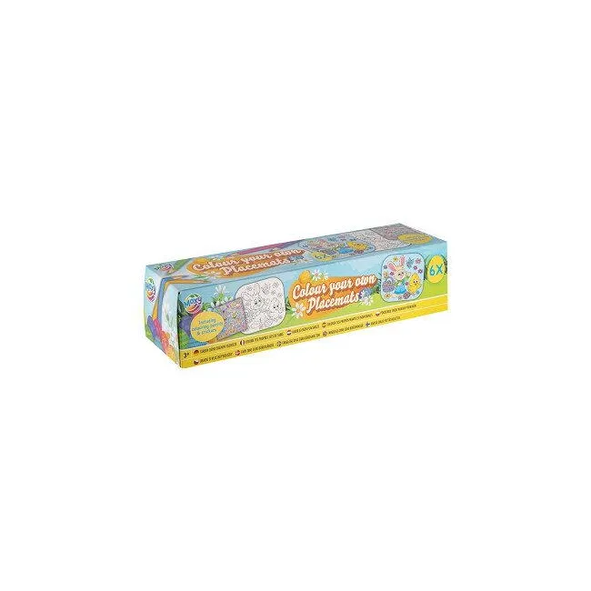 Set creativ paste - coloreaza suporturi pentru farfurii