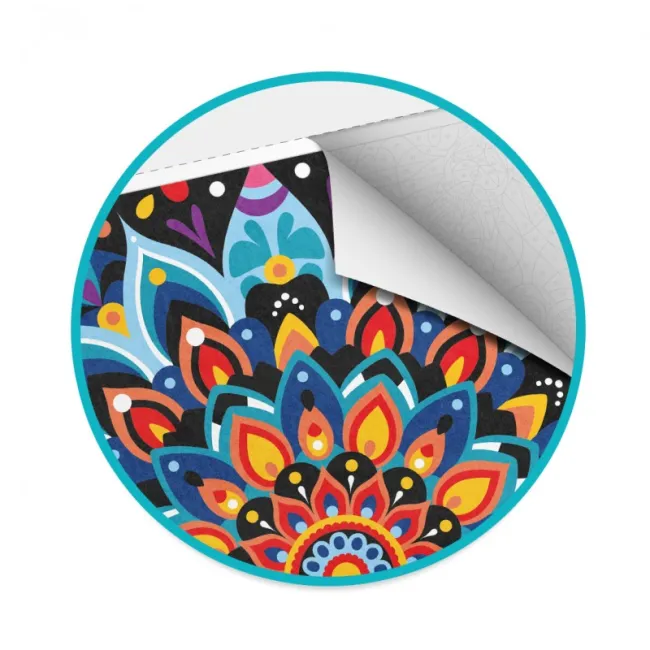 Set de colorat dupa numere - mandale misterioase bkcm301