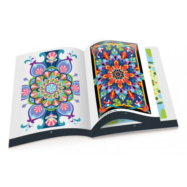 Set de colorat dupa numere - mandale misterioase bkcm301