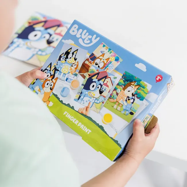Set pictura cu degetele - bluey