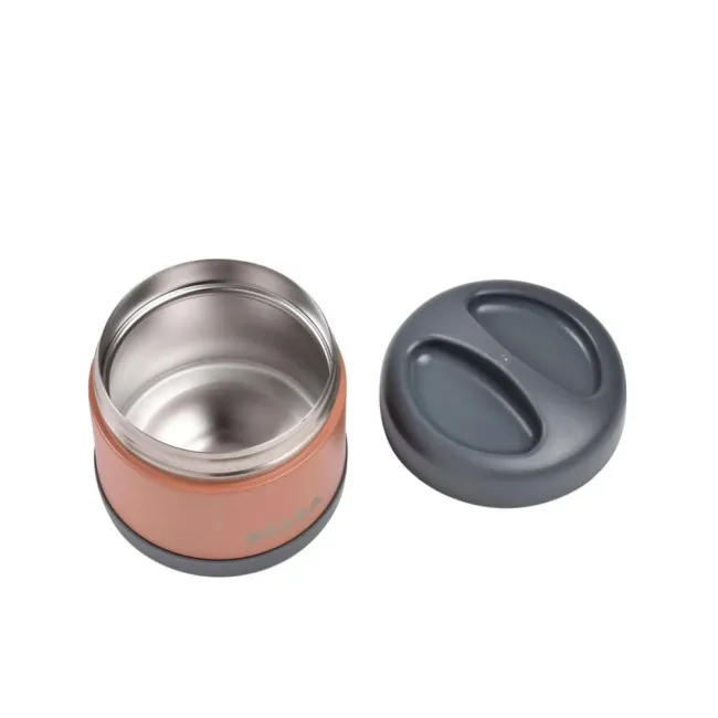 Termos alimente Beaba Thermo-Portion 500 ml Mineral Grey Terracotta