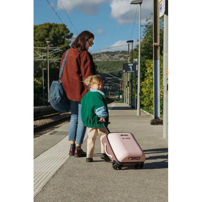 Troler copii cu sezut Beaba Luggage Eazy Sorbet
