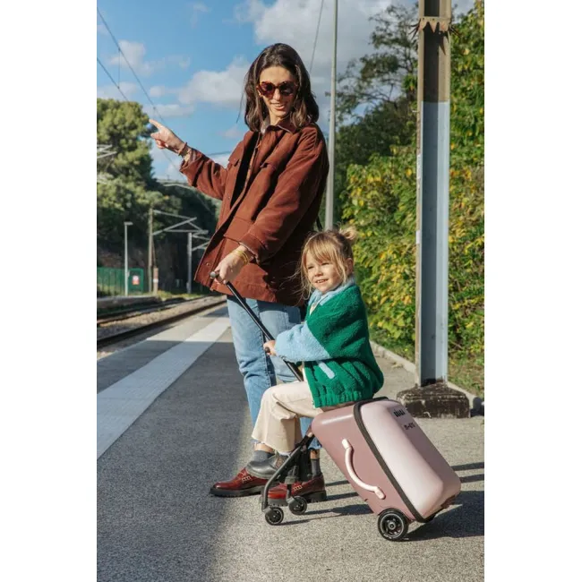 Troler copii cu sezut Beaba Luggage Eazy Sorbet