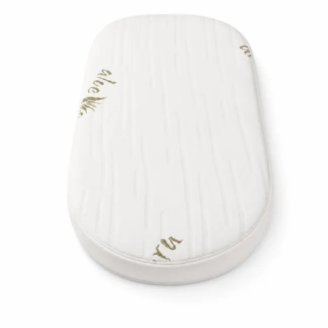 Saltea DualNest 122x67x8 pentru pat oval in 3 straturi cu husa de Jacquard Deluxe - ASC6427968022143