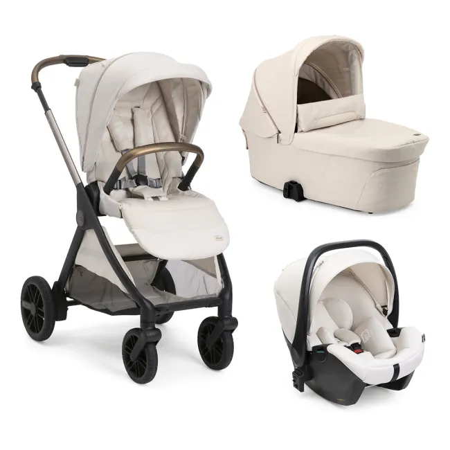 Carucior copii 3 in 1 Chicco Bellagio 2, Amber Glow (crem), 0luni+ CHC8718350+8713750+8714650-8