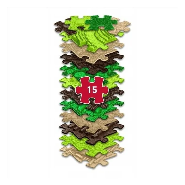 Covoras ortopedic senzorial puzzle elemente din natura - okemfk-097
