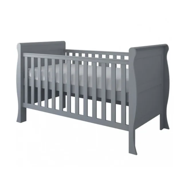 Patut Evolutiv 140x70cm Scarlet 3a N1 Gri ,   Pat Bebe + Junior + Pat Pree Colar, Somiera Reglabila 3 Pozitii + Sipci Detae Abile   En 716-1, Max 40kg Pjbscarlet140_g
