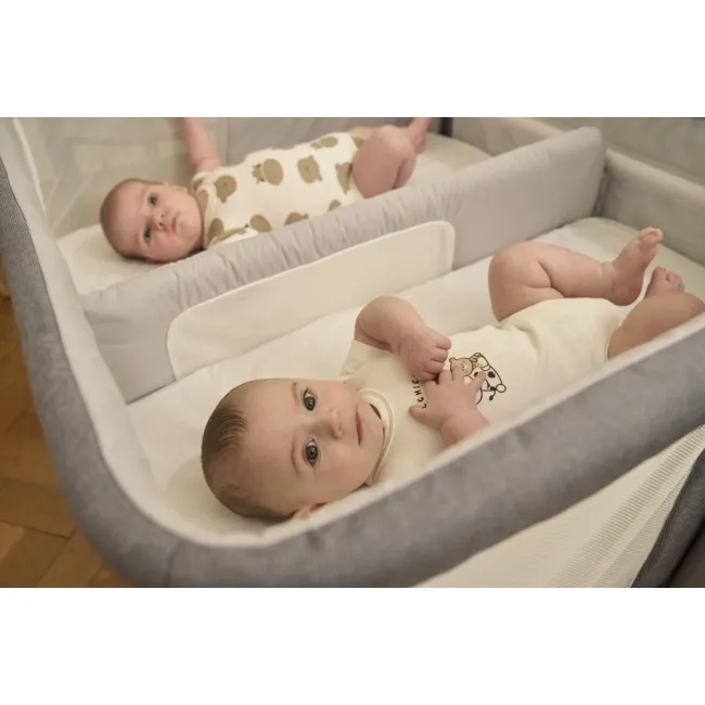 Patut atasabil pentru gemeni Chicco Next 2 Me Twins, MagnetGrey (Gri), 0luni+ CHC87077-8_MAGNET GREY