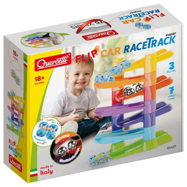 Pista de curse Flip Car Race Track Super Quercetti