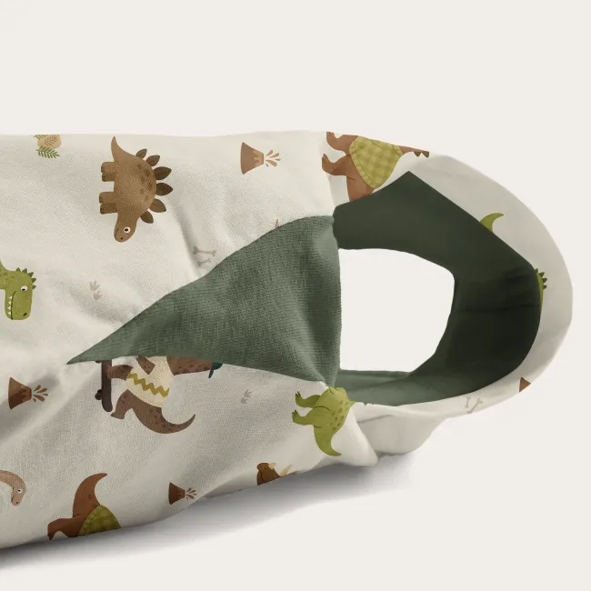 Sac De Dormit Cu Picioare Babysteps   , Zdino Squad   ,   Bumbac Premium, 1 Tog, Picioare Pliabile, Imprimeu Cu Dinozauri   Marimea S 86 92 98, 12-36 Luni Pjb612042