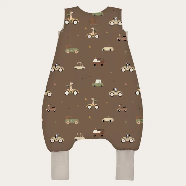 Sac De Dormit Cu Picioare Babysteps   , Zretro Auta   ,   Bumbac Premium, 1 Tog, Picioare Pliabile, Mae Inute Retro   Marimea S 86 92 98, 12-36 Luni Pjb611885