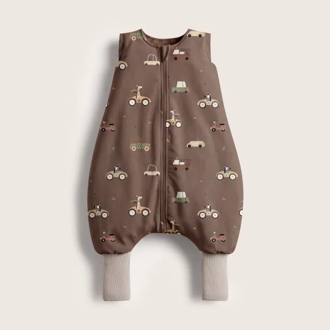 Sac De Dormit Cu Picioare Babysteps   , Zretro Auta   ,   Bumbac Premium, 1 Tog, Picioare Pliabile, Mae Inute Retro   Marimea S 86 92 98, 12-36 Luni Pjb611885