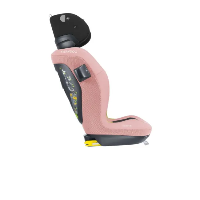 Scaun auto Swandoo Charlie i-Size Positive Pink Limited Edition