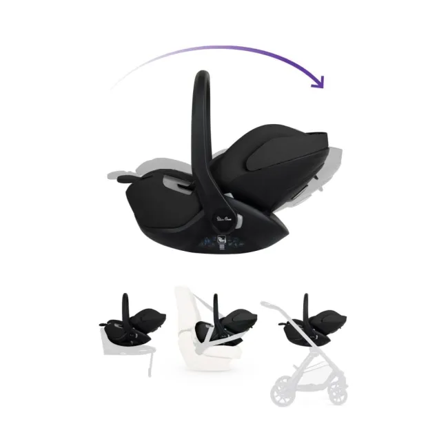 Scoica auto Silver Cross Glide Plus 360 Iconic Black