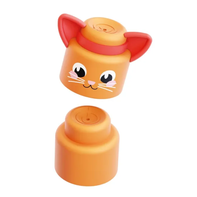 Set cuburi moi cu animale Quercetti Momy Soft