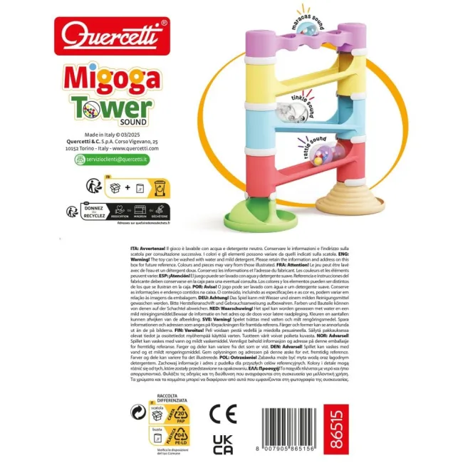 Turn Migoga ECO cu sunete Quercetti
