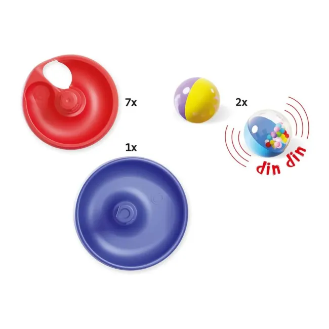 Turn cu traseu spiral pentru bile Quercetti